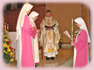 Making First Profession of Vows